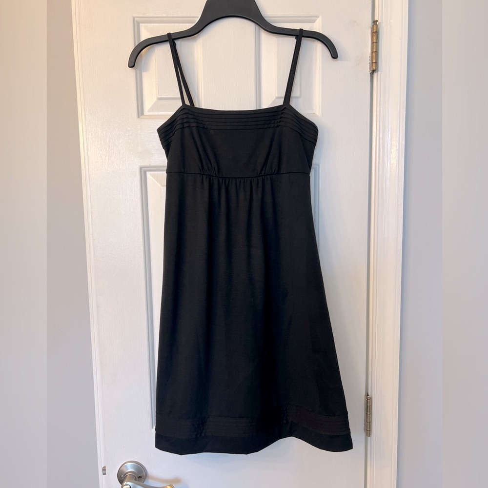 LOFT Black Spaghetti Strap Sundress for Night Out